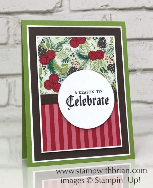 Painted Glass, Under the Mistletoe Designer Series Paper, Stampin' Up!, Brian King