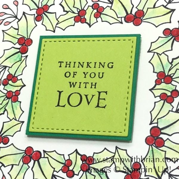 Blended Seasons, Beautiful Blizzard, Stampin' Up!, Brian King