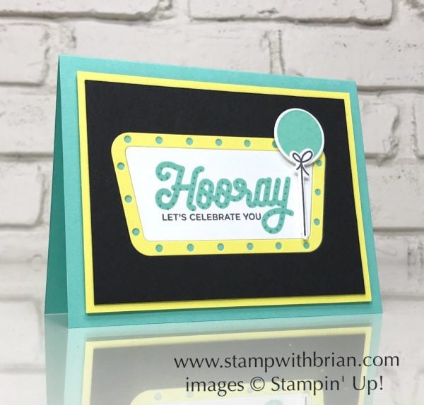 Broadway Birthday Bundle, Stampin' Up!, Brian King, birthday card