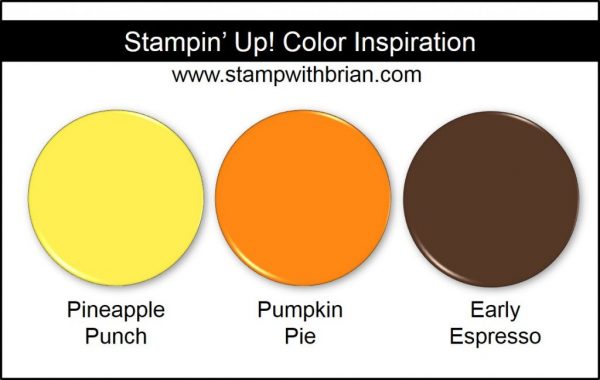 Stampin' Up! Color Inspiration: Pineapple Punch, Pumpkin Pie, Early Espresso