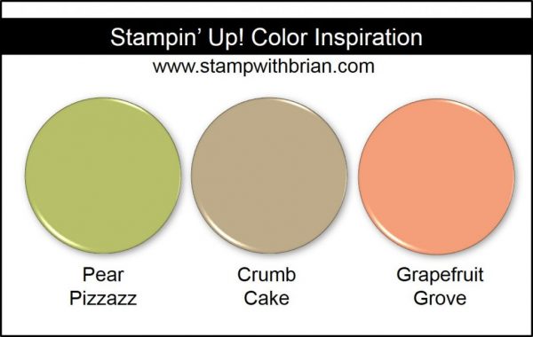 Stampin' Up! Color Inspiration: Pear Pizzazz, Crumb Cake, Grapefruit Grove Stampin' Up! Color Inspiration: Pear Pizzazz, Crumb Cake, Grapefruit Grove
