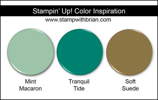 Stampin' Up! Color Inspiration: Mint Macaron, Tranquil Tide, Soft Suede