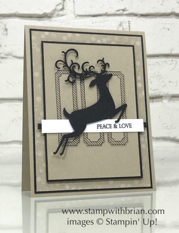 Dashing Deer, Merry Christmas to All, Stampin' Up!, Brian King, GDP150