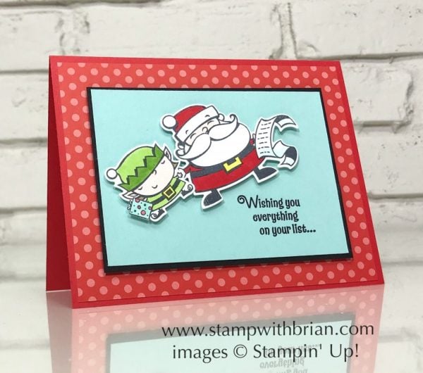 Signs of Santa, Stampin' Up!, Brian King, CTS284