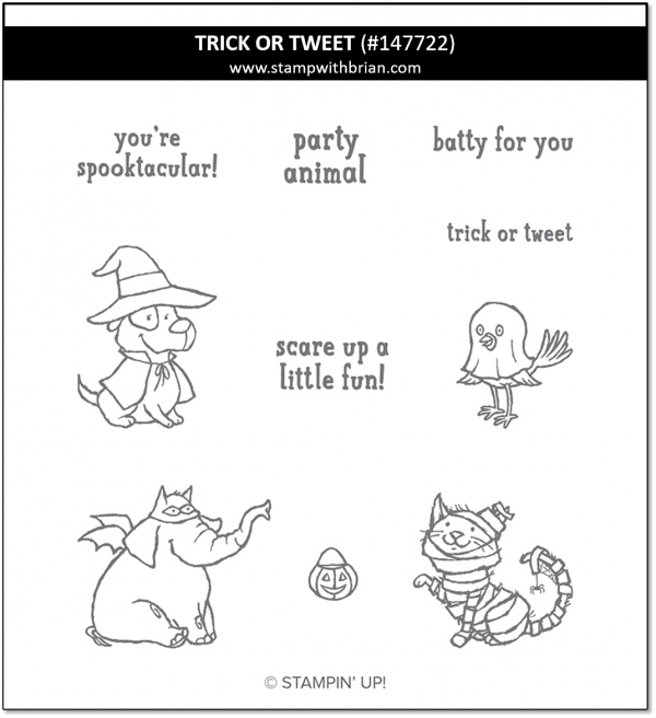 Trick or Tweet, Stampin' Up! 147722