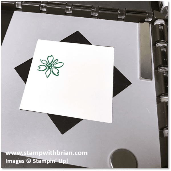 4 - Creating a Wreath with the Stamparatus, Stampin' Up!, Brian King 4 - Creating a Wreath with the Stamparatus, Stampin' Up!, Brian King