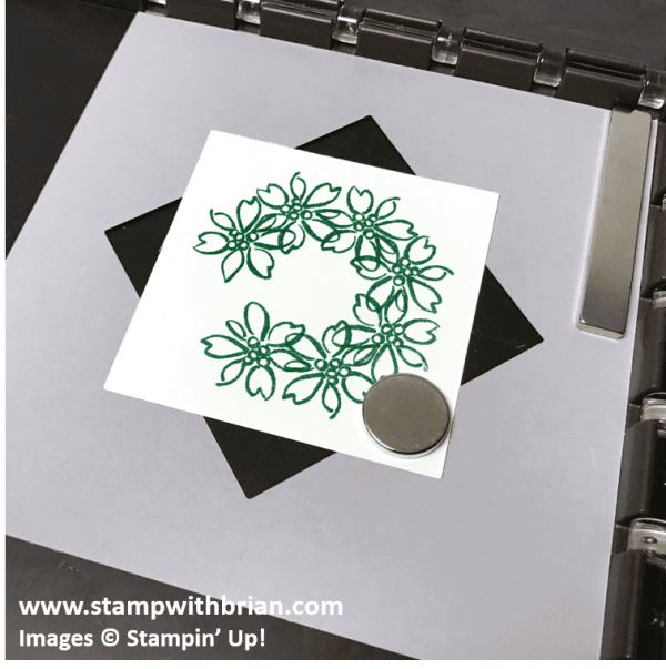 7 - Creating a Wreath with the Stamparatus, Stampin' Up!, Brian King 7 - Creating a Wreath with the Stamparatus, Stampin' Up!, Brian King