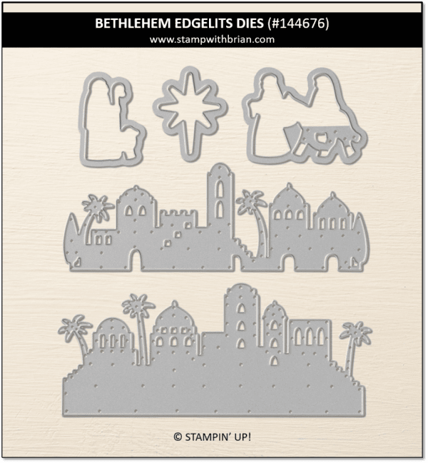Bethlehem Edgelits Dies, Stampin' Up! 144676