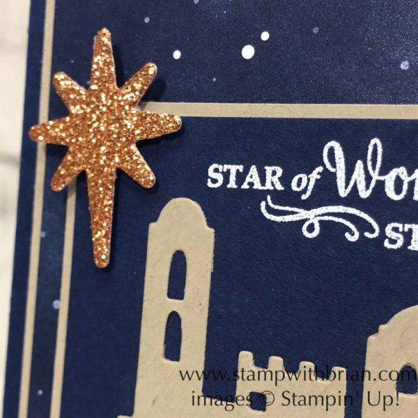 Bethlehem Edgelits Dies, Star of Light, Stampin' Up!, Brian King