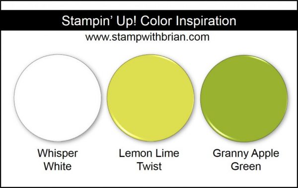 Stampin' Up! Color Inspiration: Whisper White, Lemon Lime Twist, Granny Apple Green Stampin' Up! Color Inspiration: Whisper White, Lemon Lime Twist, Granny Apple Green