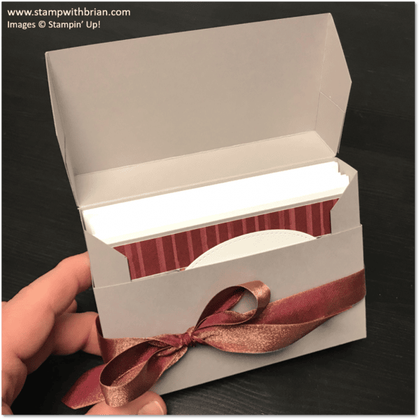 Card Box for Stampin' Up! Note Cards, Brian King