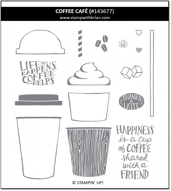 Coffee Cafe, Stampin' Up!, 143677 Coffee Cafe, Stampin' Up!, 143677