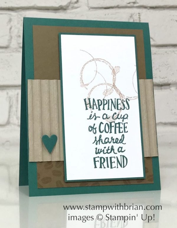 Coffee Cafe, Timeless Textures, Stampin' Up!, Brian King