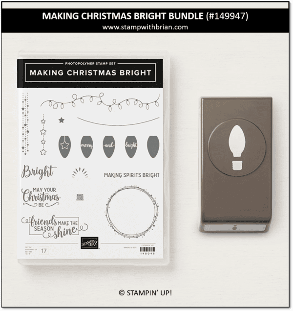 Making Christmas Bright Bundle, Stampin' Up! 149947