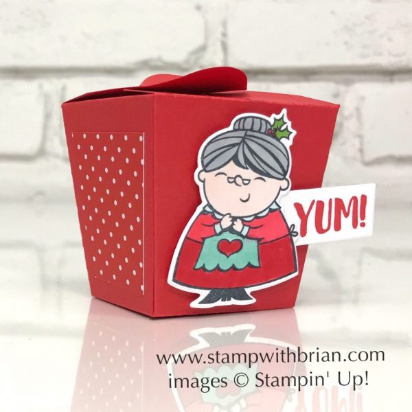 Signs of Santa, Takeout Treats, Takeout Thinlits Dies, Stampin' Up!, Brian King