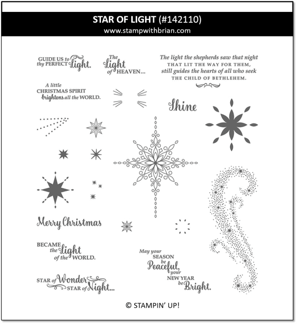 Star of Light, Stampin' Up!, 142210 Star of Light, Stampin' Up!, 142210