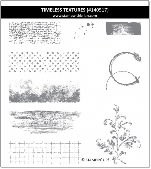 Timeless Textures, Stampin' Up! 140517