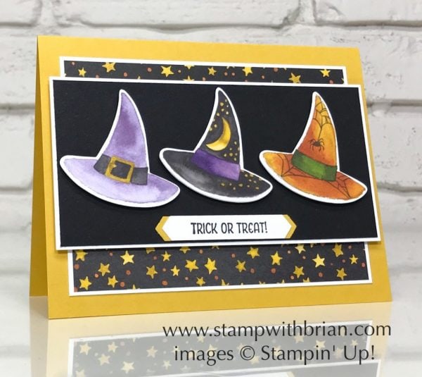 Toil & Trouble Designer Series Paper, Seasonal Chums, Stampin' Up!, Halloween card