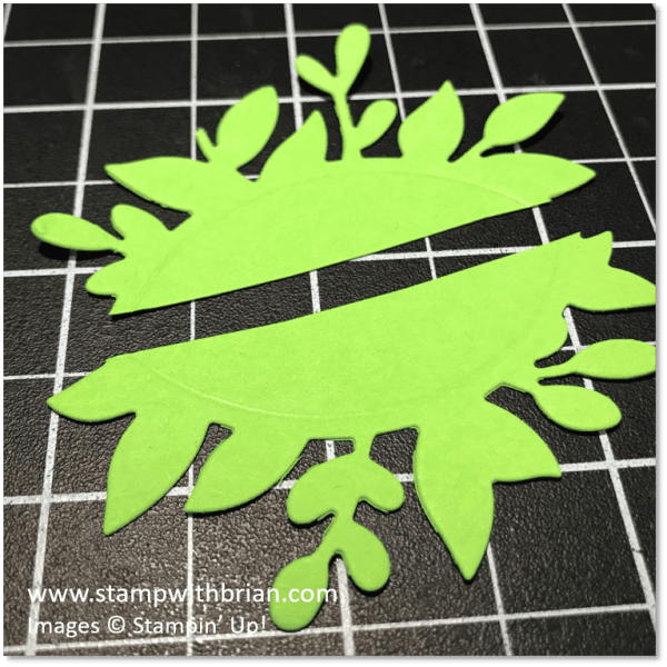 Foliage Frame Framelits fit the Pretty Label Punch, Stampin' Up!, Brian King