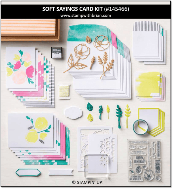 Soft Sayings Card Kit, Stampin' Up!, 145466