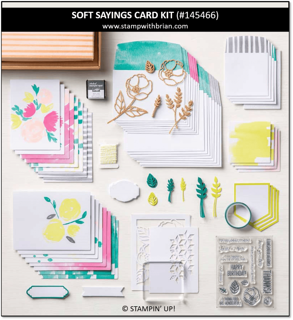 Soft Sayings Card Kit, Stampin' Up!, 145466 Soft Sayings Card Kit, Stampin' Up!, 145466