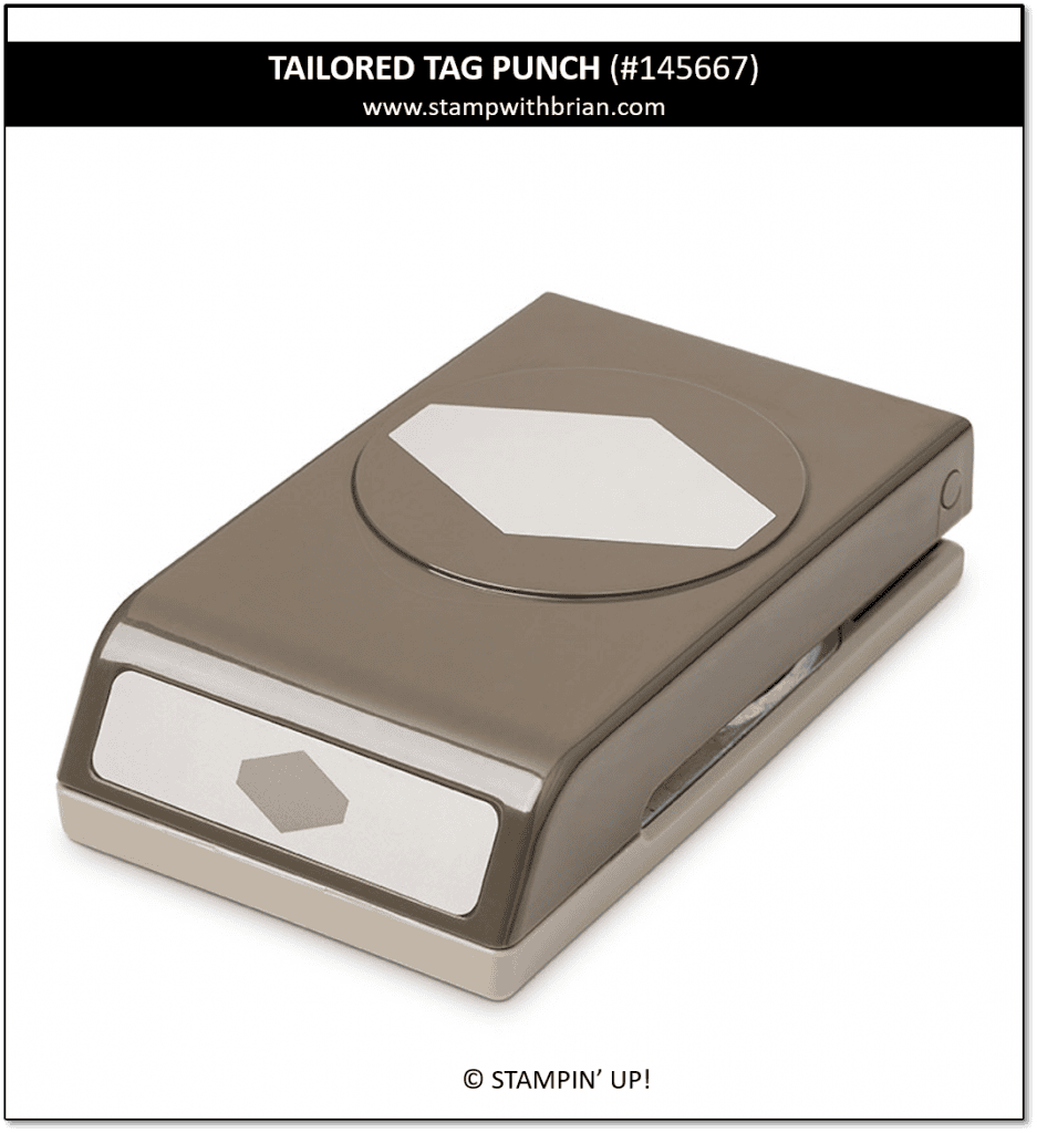 Tailored Tag Punch, Stampin' Up!, 145667