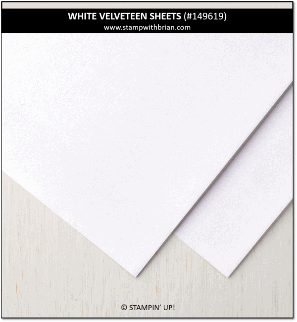 Velveteen Sheets, Stampin' Up!, 149619