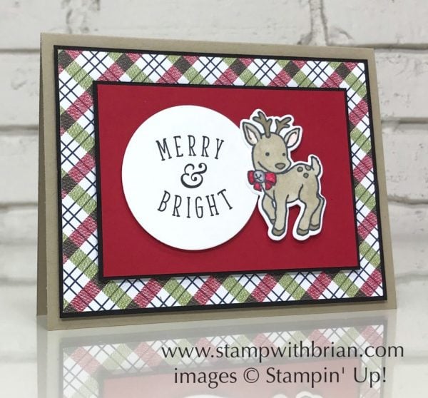 Another Wonderful Year, Seasonal Chums, Stampin' Up!, Brian King, cute Christmas card