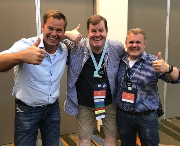 Brian King with European Husbands