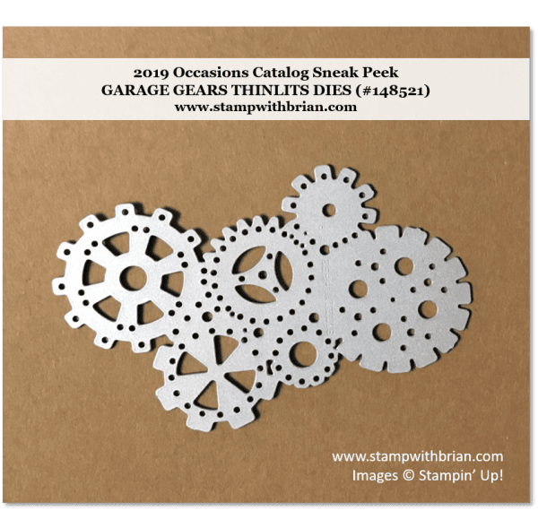 Garage Gears Thinlits Dies, Stampin' Up! 148521 Garage Gears Thinlits Dies, Stampin' Up! 148521
