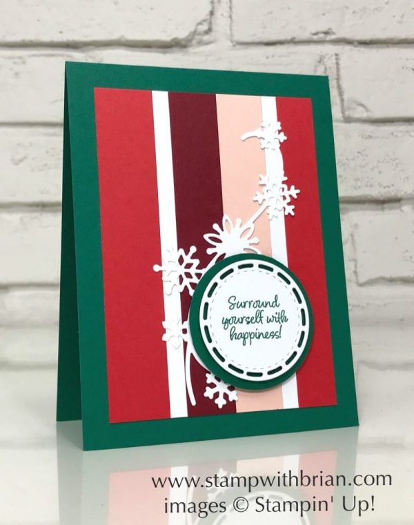 Happiness Surrounds, Snowfall Thinlits Dies, Stampin' Up!, Brian King