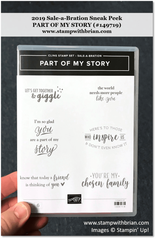Part of My Story, Stampin' Up! 149719