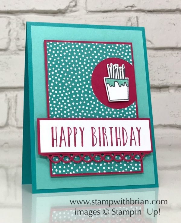 Perennial Birthday, Blow Out the Candles, Stampin' Up!, Brian King, birthday card