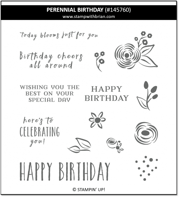 Perennial Birthday, Stampin' Up!, 145760