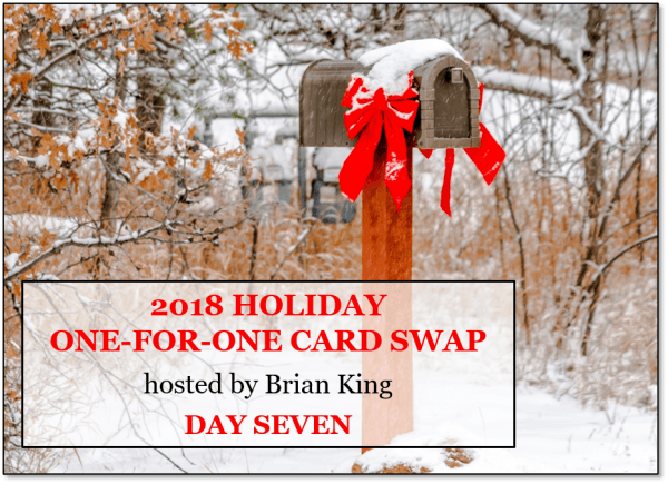 2018 Holiday One-for-One Card Swap - Day Seven, 8 great fancy fold swap cards