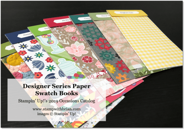 Designer Series Paper Swatch Books, Stampin' Up!, Brian King Designer Series Paper Swatch Books, Stampin' Up!, Brian King