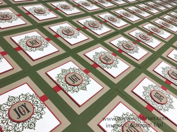 Flourish Filigree, Feathers & Frost, Stampin' Up!, Brian King, Christmas card