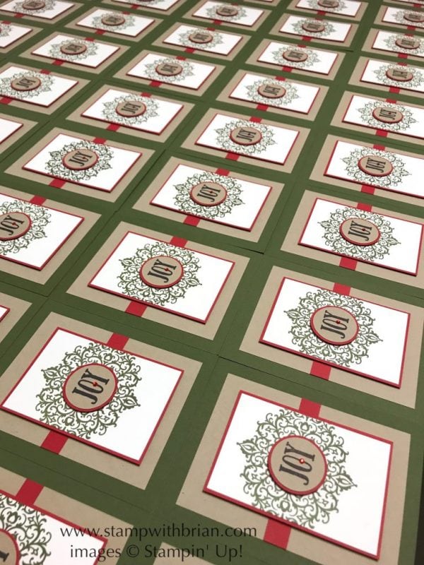 Flourish Filigree, Feathers & Frost, Stampin' Up!, Brian King, Christmas card