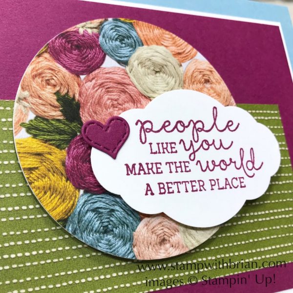 Needle & Thread, Neeldepoint Nook Designer Series Paper, Stampin' Up!, Brian King