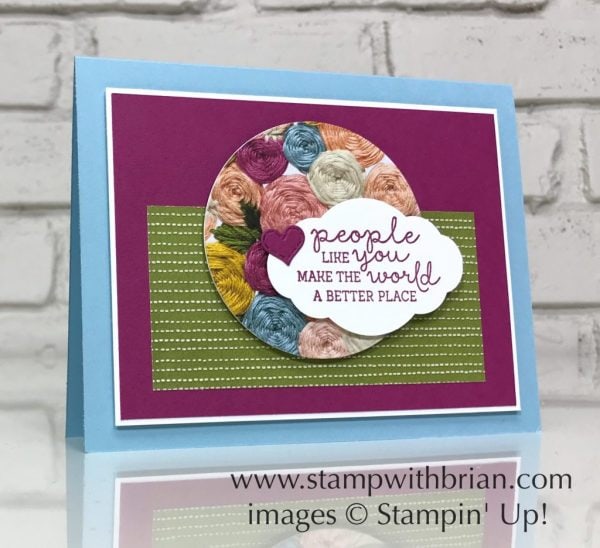 Needle & Thread, Neeldepoint Nook Designer Series Paper, Stampin' Up!, Brian King