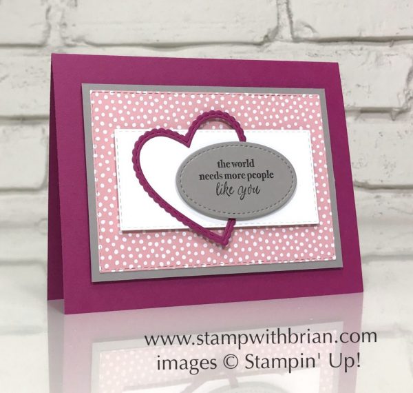 Part of My Story, Be Mine Stitched Framelits Dies, Rectangle Stitched Framelits Dies, Stitched Shapes Framelits Dies, Stampin' Up!, Brian King, Valentine's Day