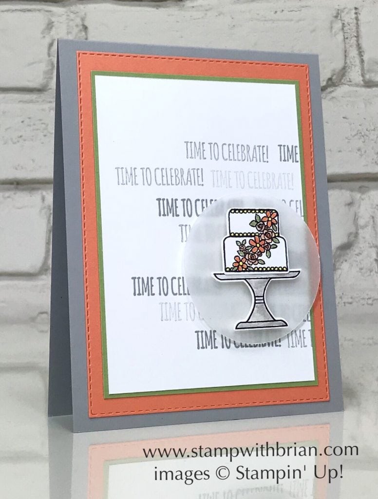 Piece of Cake Bundle, Itty Bitty Birthdays, Stampin' Up!, Brian King, birthday card