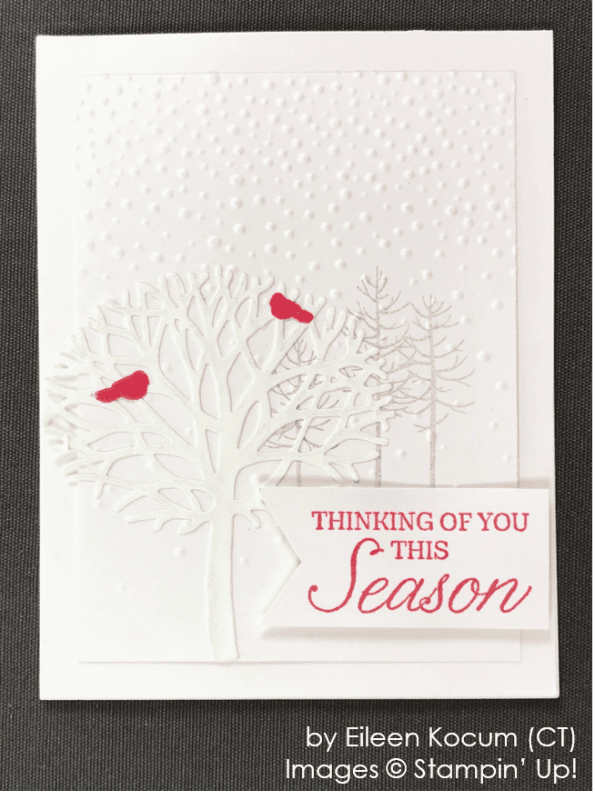 by Eileen Kocum, Stampin' Up! One-by-One Holiday Card Swap