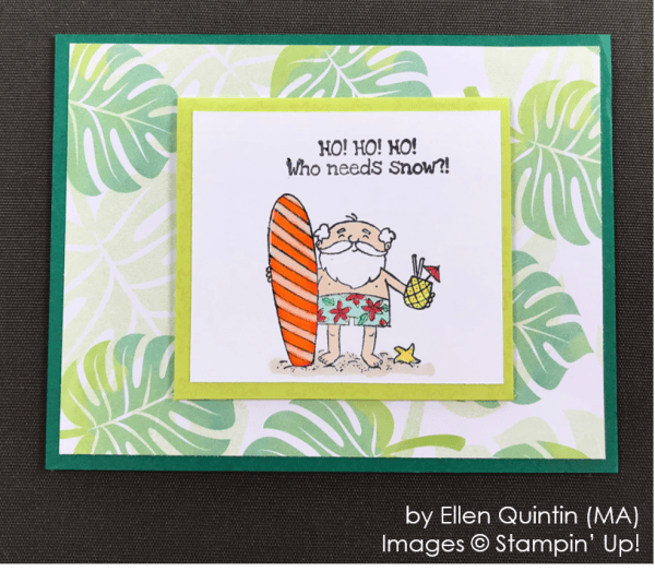 by Ellen Quintin, Stampin' Up! One-by-One Holiday Card Swap