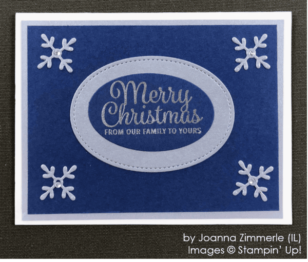 by Joanna Zimmerle, Stampin' Up! One-by-One Holiday Card Swap