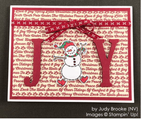 by Judy Brooke, Stampin' Up! One-by-One Holiday Card Swap