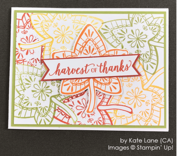 by Kate Lane, Stampin' Up! One-by-One Holiday Card Swap
