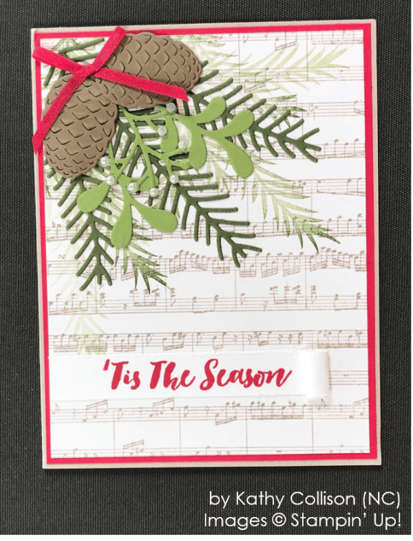 by Kathy Collison, Stampin' Up! One-by-One Holiday Card Swap
