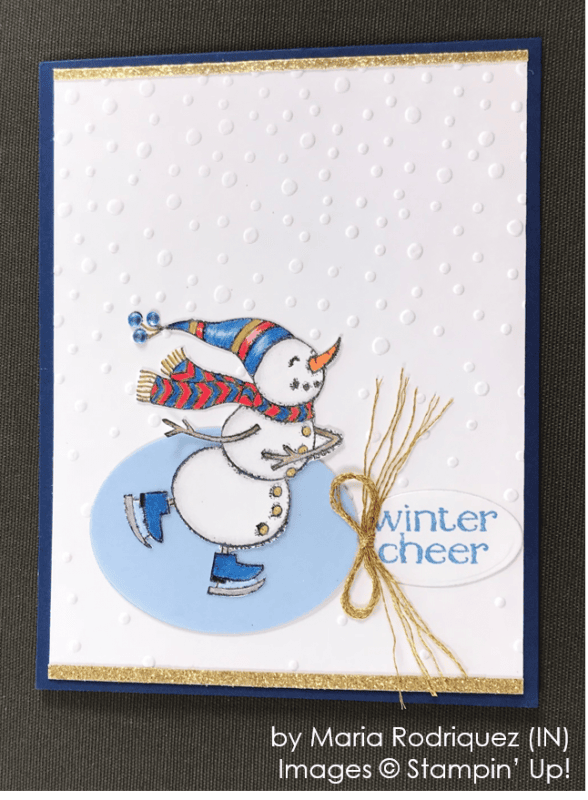 by Maria Rodriguez, Stampin' Up! One-by-One Holiday Card Swap
