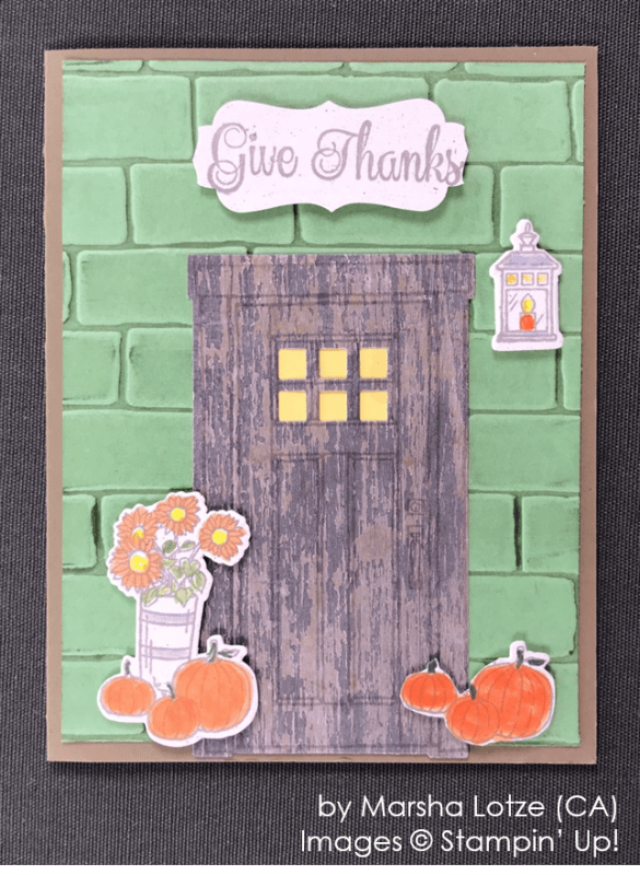 by Marsha Lotze, Stampin' Up! One-by-One Holiday Card Swap